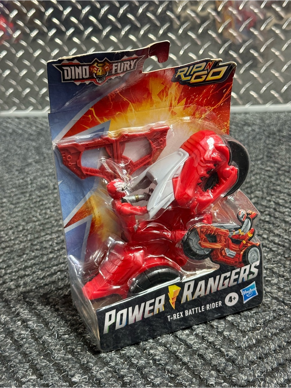 Power Rangers Red T-Rex Battle Rider Toy - Picture 2 of 4
